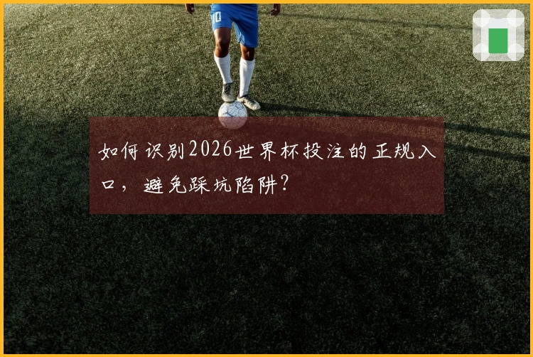 如何识别2026世界杯投注的正规入口，避免踩坑陷阱？